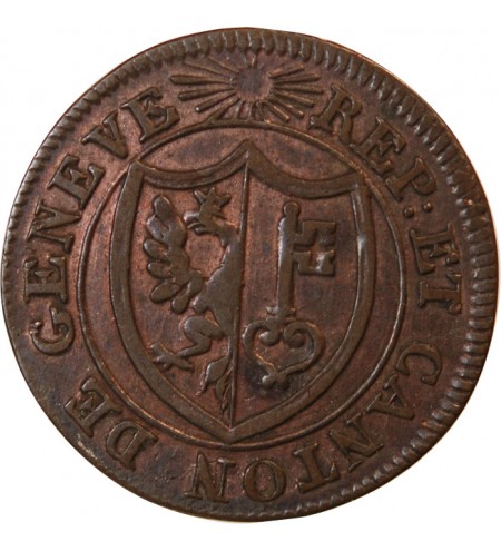 SUISSE, GENÈVE - 1 SOL 1819