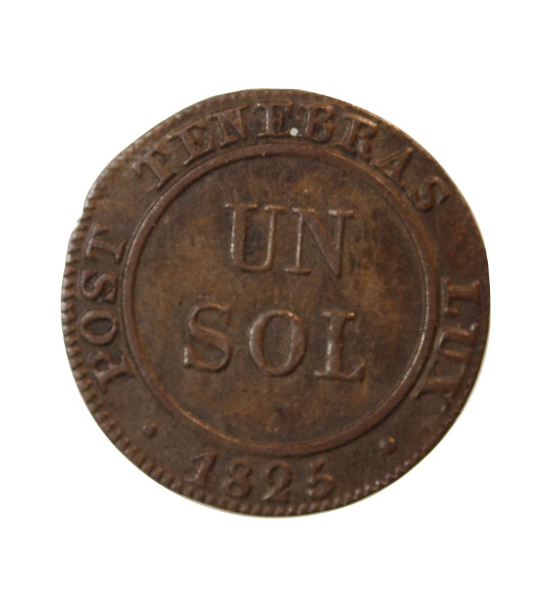 SUISSE, GENÈVE - 1 SOL 1825