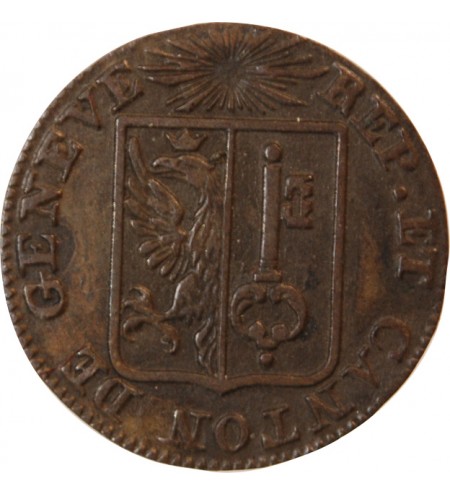 SUISSE, GENÈVE - 1 SOL 1825