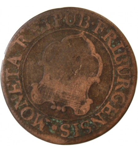 SUISSE, FRIBOURG - 2 KREUZER 1741