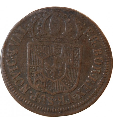 SUISSE, NEUCHÂTEL - 1/2 BATZEN 1789