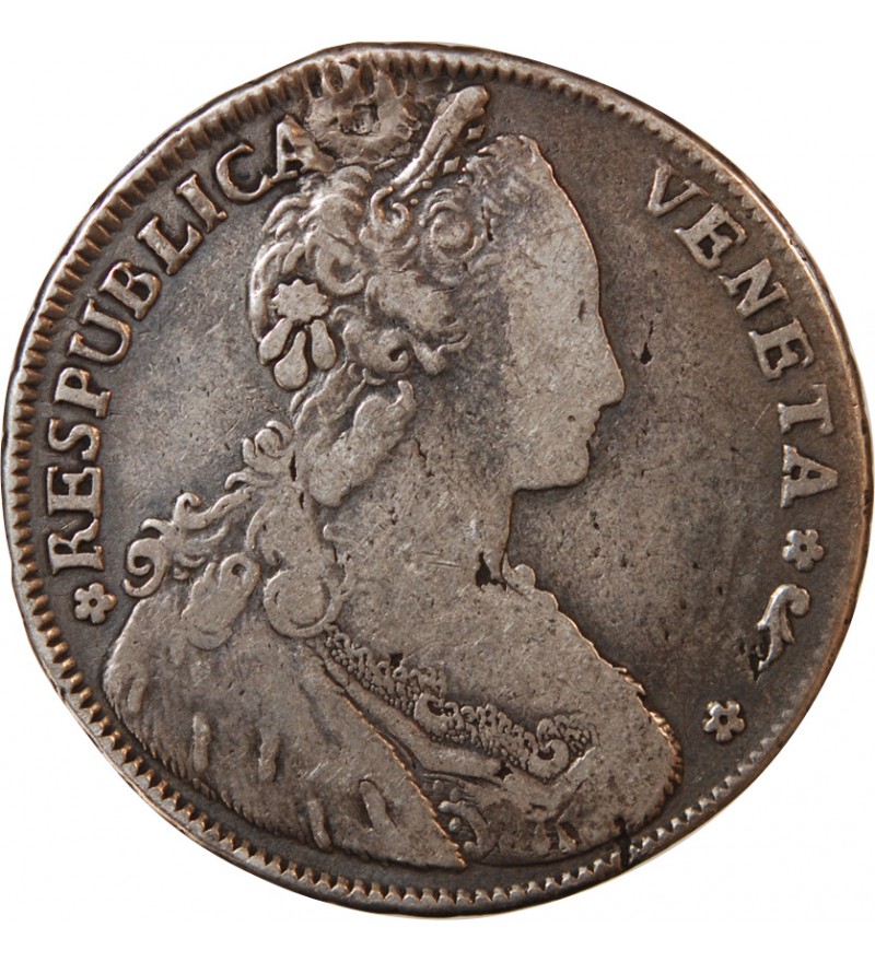 REPUBLIQUE DE VENISE, LODOVICO MANIN - TALLERO ARGENT 1792