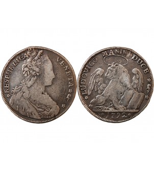REPUBLIQUE DE VENISE, LODOVICO MANIN - TALLERO ARGENT 1792 2