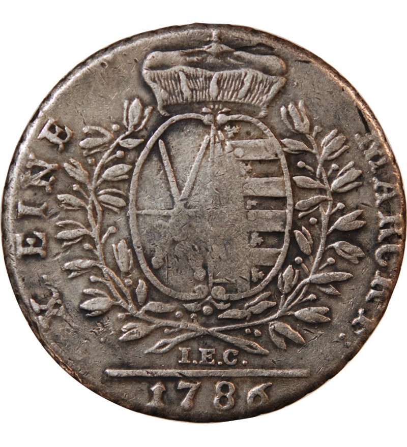 ALLEMAGNE, SAXE, FRIEDRICH AUGUST III - THALER ARGENT 1786 I.E.C.