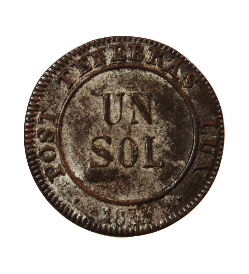 SUISSE, GENÈVE - 1 SOL 1833