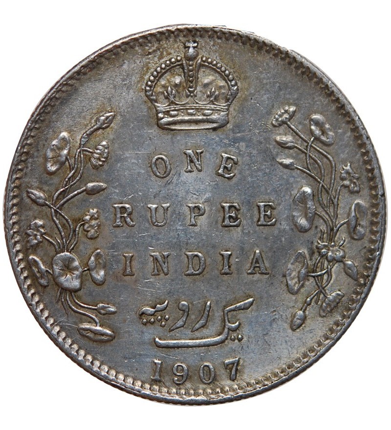 INDE - EDWARDS VII RUPEE 1907