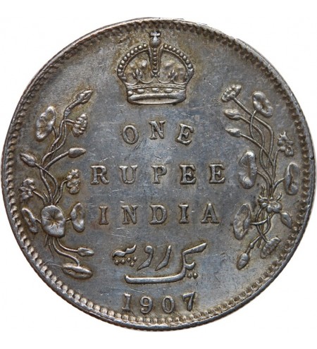 INDE - EDWARDS VII RUPEE 1907