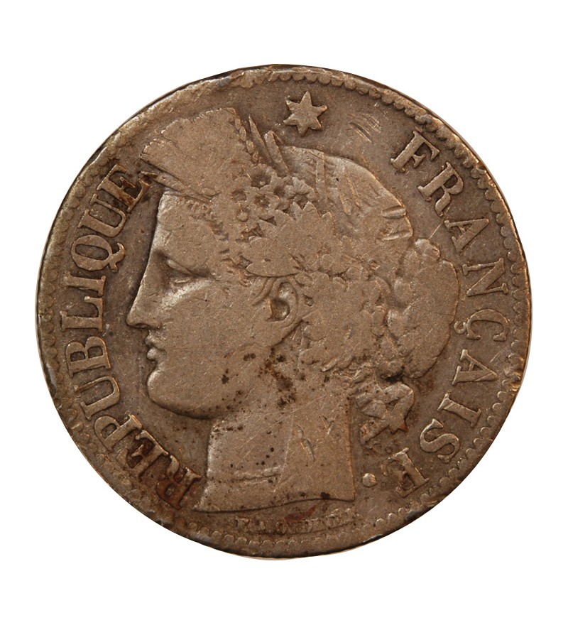 CERES - 2 FRANCS 1871 K BORDEAUX - Avec Légende - Variété Grand K