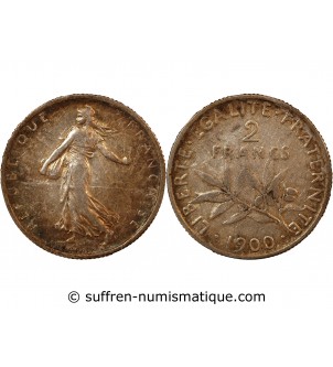 SEMEUSE - 2 FRANCS ARGENT 1900