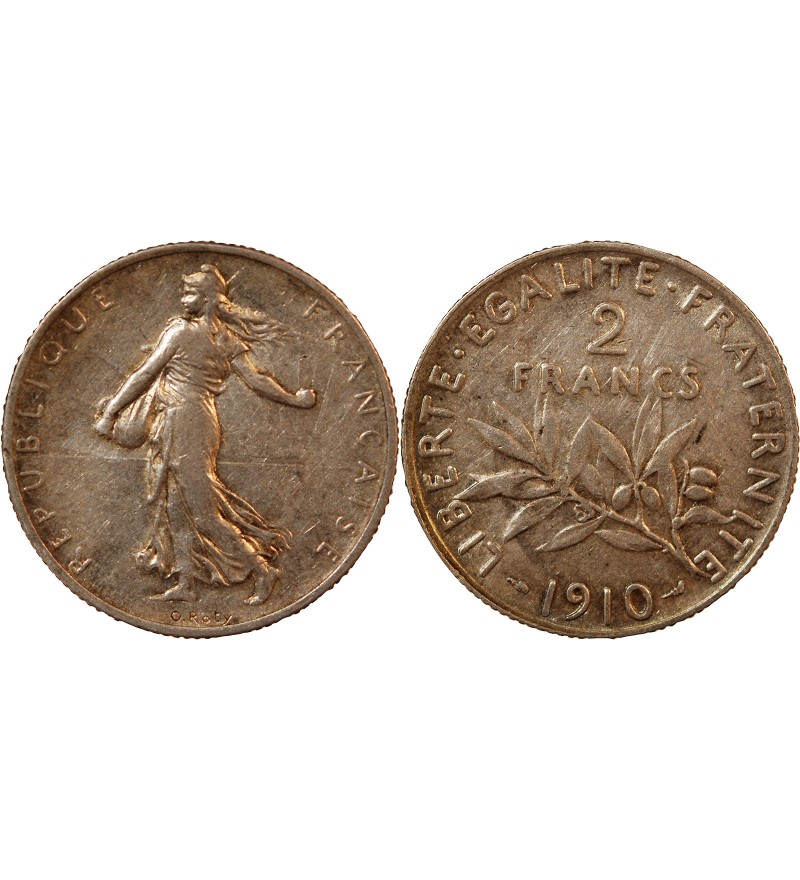 SEMEUSE - 2 FRANCS ARGENT 1910