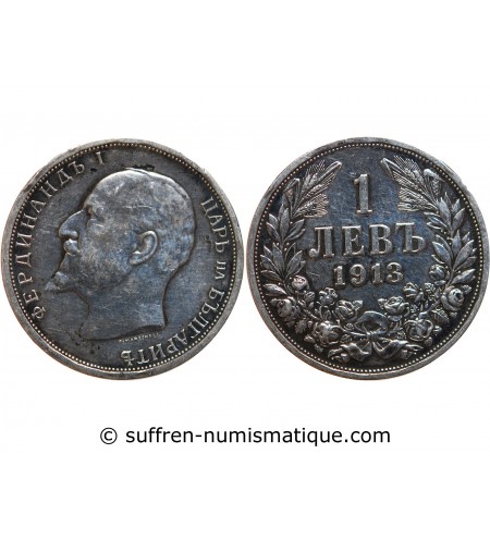 BULGARIE - FERDINAND Ier 1 LEV 1913