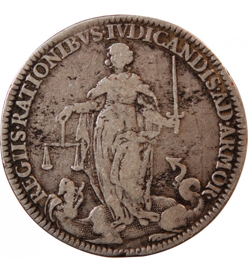 CHAMBRE DES COMPTES D'ARMORIQUE – JETON ARGENT 1645 NANTES