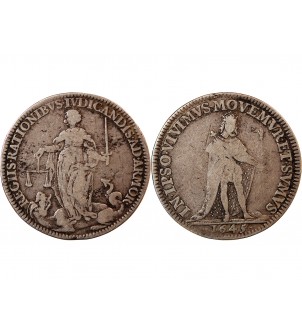 CHAMBRE DES COMPTES D'ARMORIQUE – JETON ARGENT 1645 NANTES 2