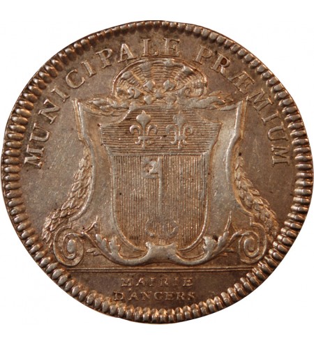 MAIRIE D'ANGERS, LOUIS-STANISLAS-XAVIER – JETON ARGENT n.d.