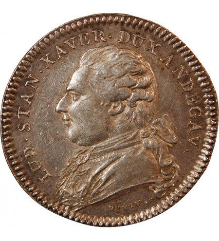 MAIRIE D'ANGERS, LOUIS-STANISLAS-XAVIER – JETON ARGENT n.d.