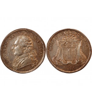 MAIRIE D'ANGERS, LOUIS-STANISLAS-XAVIER – JETON ARGENT n.d. 2