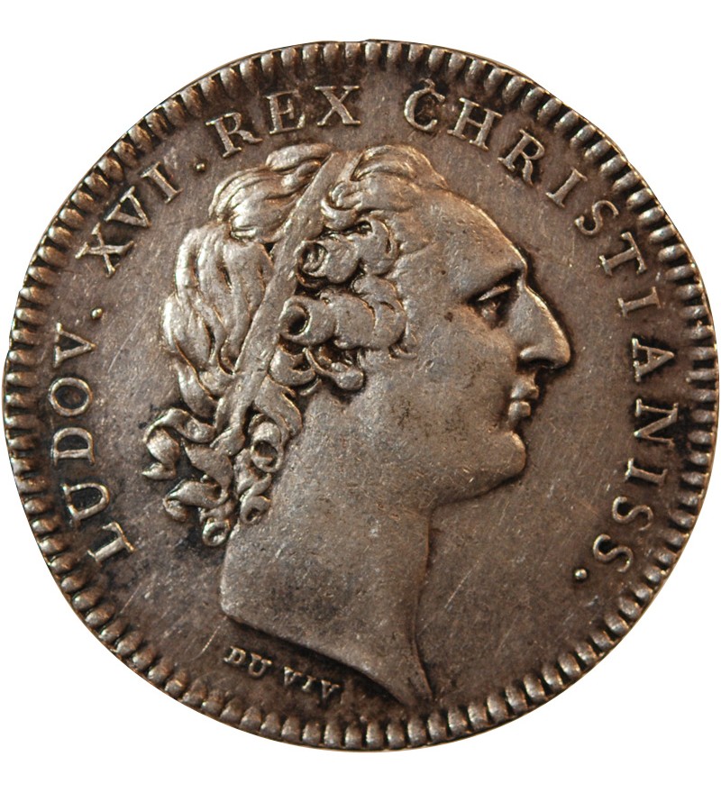 CHAMBRE DE COMMERCE DE LA ROCHELLE, LOUIS XVI – JETON ARGENT 1774