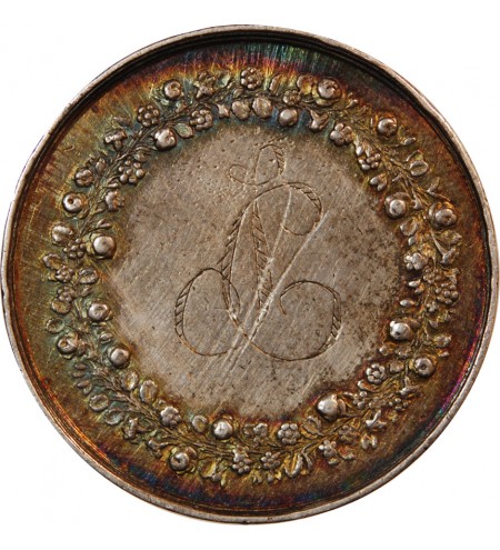 MARIAGE, PRÊTRE BENISSANT - JETON ARGENT poinçon Lampe (1832-1841)