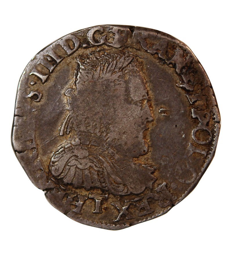 HENRI III - TESTON ARGENT 1575 T NANTES