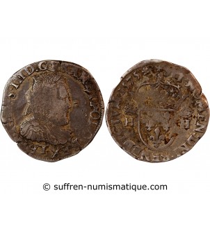 HENRI III - TESTON ARGENT 1575 T NANTES