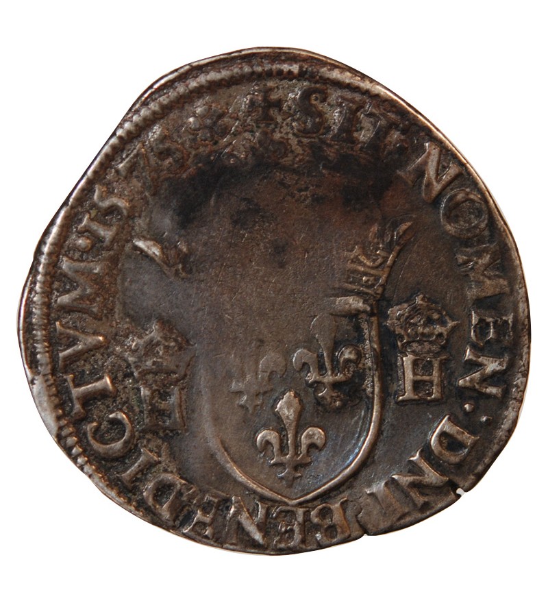HENRI III - TESTON ARGENT 1575 T NANTES