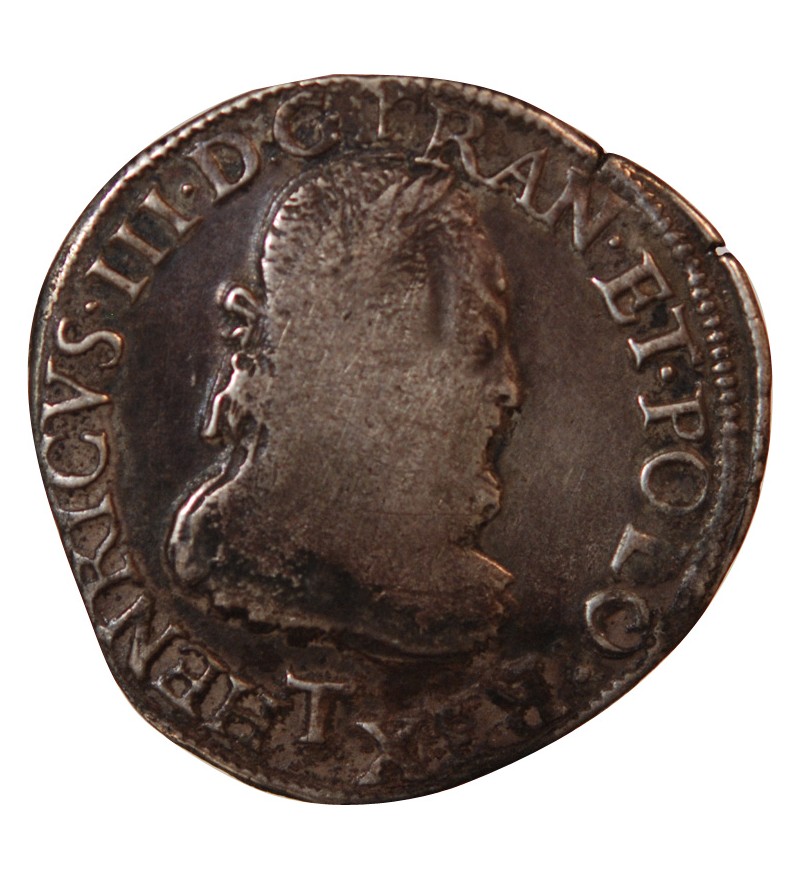 HENRI III - TESTON ARGENT 1575 T NANTES