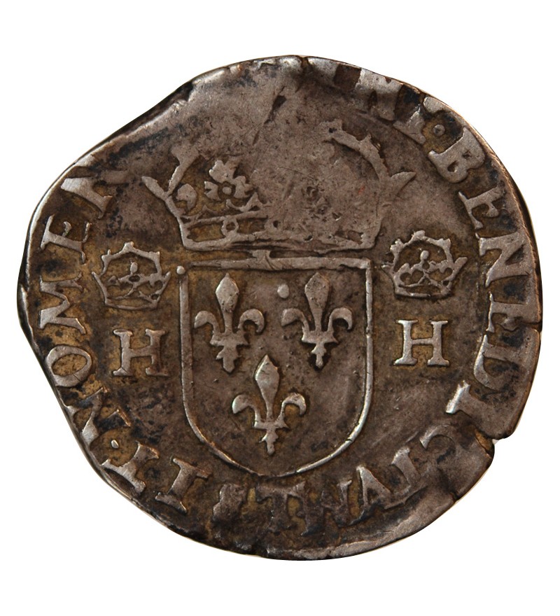 HENRI III - TESTON ARGENT 1575 T NANTES