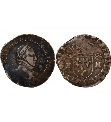 HENRI III - TESTON ARGENT 1575 T NANTES