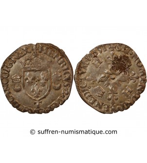 HENRI II - DOUZAIN AUX CROISSANTS 1551 T NANTES