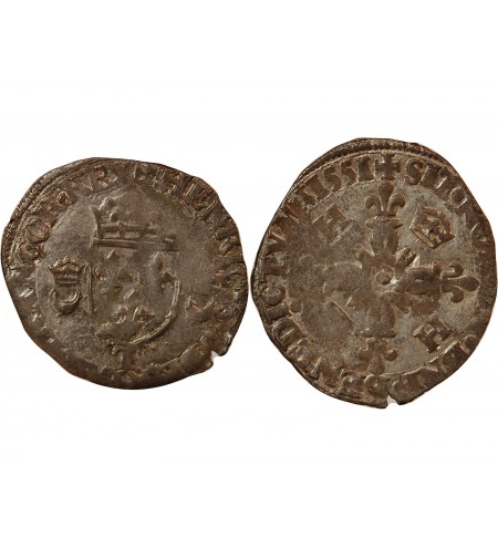 HENRI II - DOUZAIN AUX CROISSANTS 1551 T NANTES