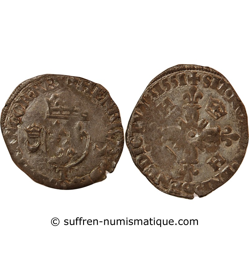HENRI II - DOUZAIN AUX CROISSANTS 1551 T NANTES