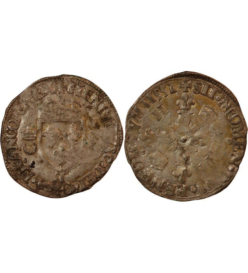HENRI II - DOUZAIN AUX CROISSANTS 1551 T NANTES