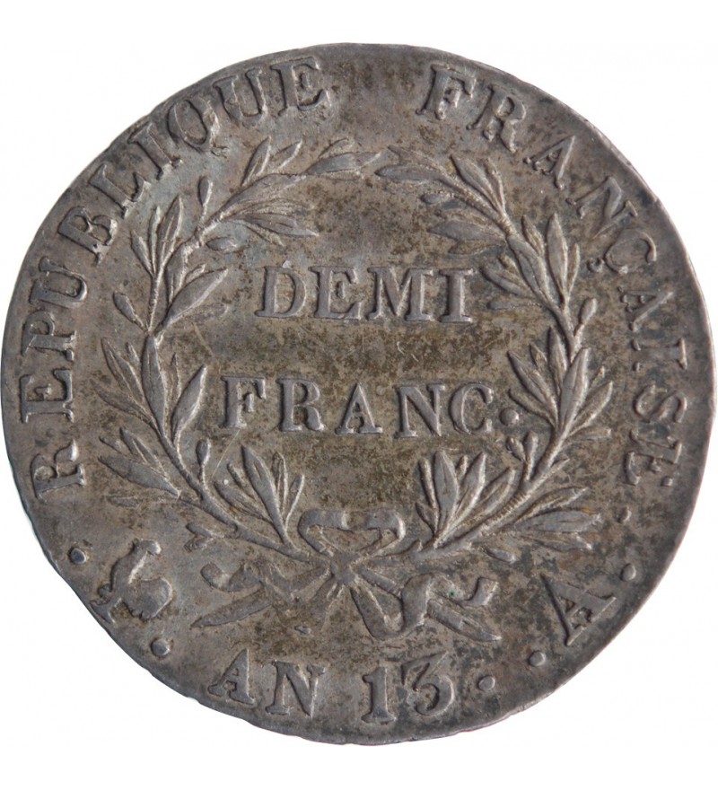 France Napoléon I - 1/2 Franc Argent - An 13 A Paris