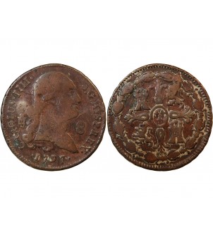 ESPAGNE, CHARLES IV - 8 MARAVEDIS 1797 2