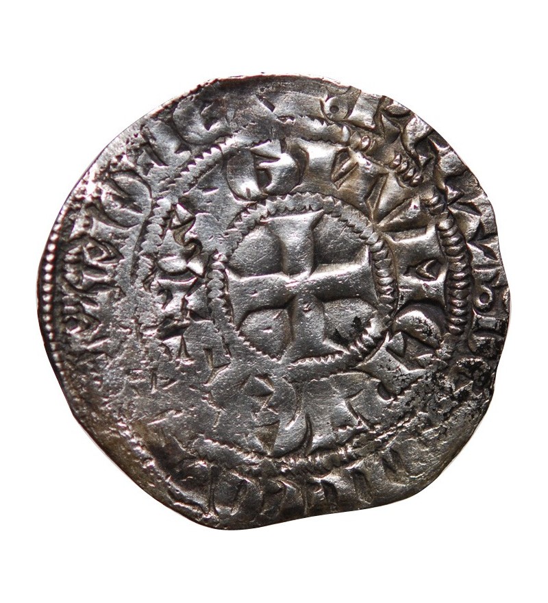 CAMBRESIS, SEIGNEURIE D'ELINCOURT - GUY IV DE SAINT PAUL BAUDEQUIN A CHEVAL ARGENT