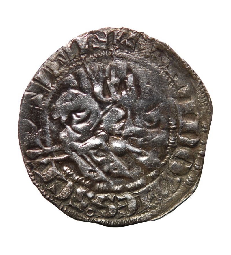 CAMBRESIS, SEIGNEURIE D'ELINCOURT - GUY IV DE SAINT PAUL BAUDEQUIN A CHEVAL ARGENT