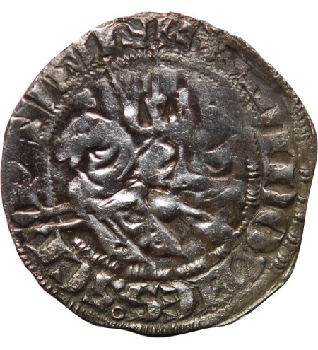 CAMBRESIS, SEIGNEURIE D'ELINCOURT - GUY IV DE SAINT PAUL BAUDEQUIN A CHEVAL ARGENT