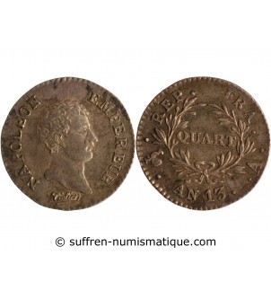 France Napoléon I - 1/4 Franc Argent - An 13 A Paris
