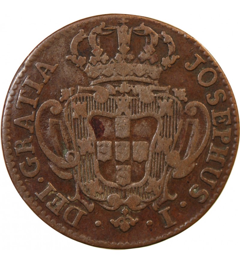 PORTUGAL JOSEPH Ier 5 REIS 1776, Cuivre, Suffren Numismatique