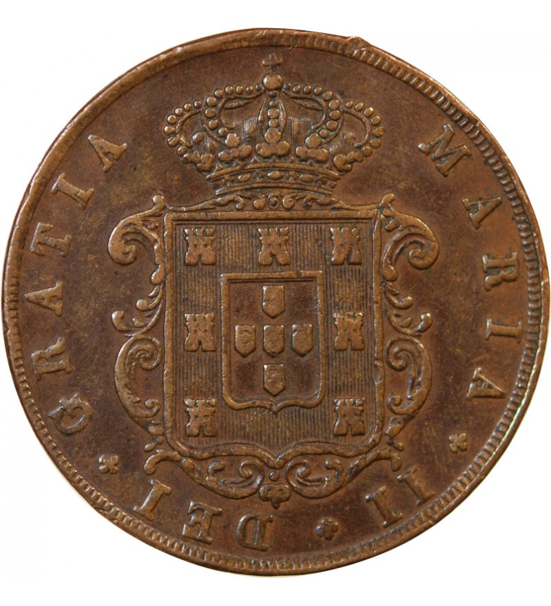 PORTUGAL, MARIE II - 20 REIS 1850