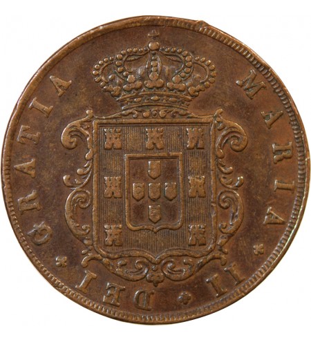 PORTUGAL, MARIE II - 20 REIS 1850