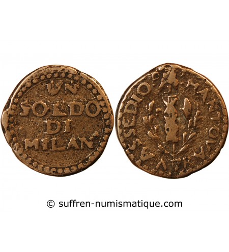 ITALIE, SIEGE DE MANTOUE - SOLDO 1795