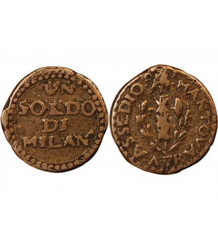 ITALIE, SIEGE DE MANTOUE - SOLDO 1795