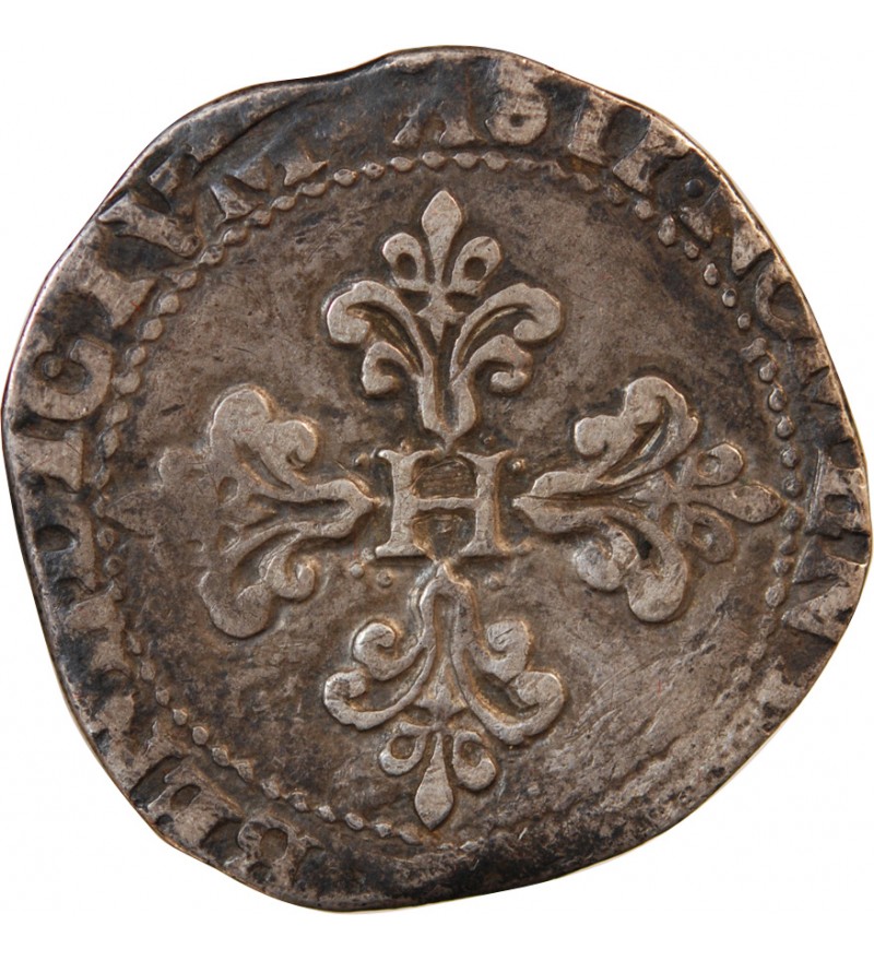 HENRI III - FRANC ARGENT 1580 - ATELIER INDÉTERMINÉ