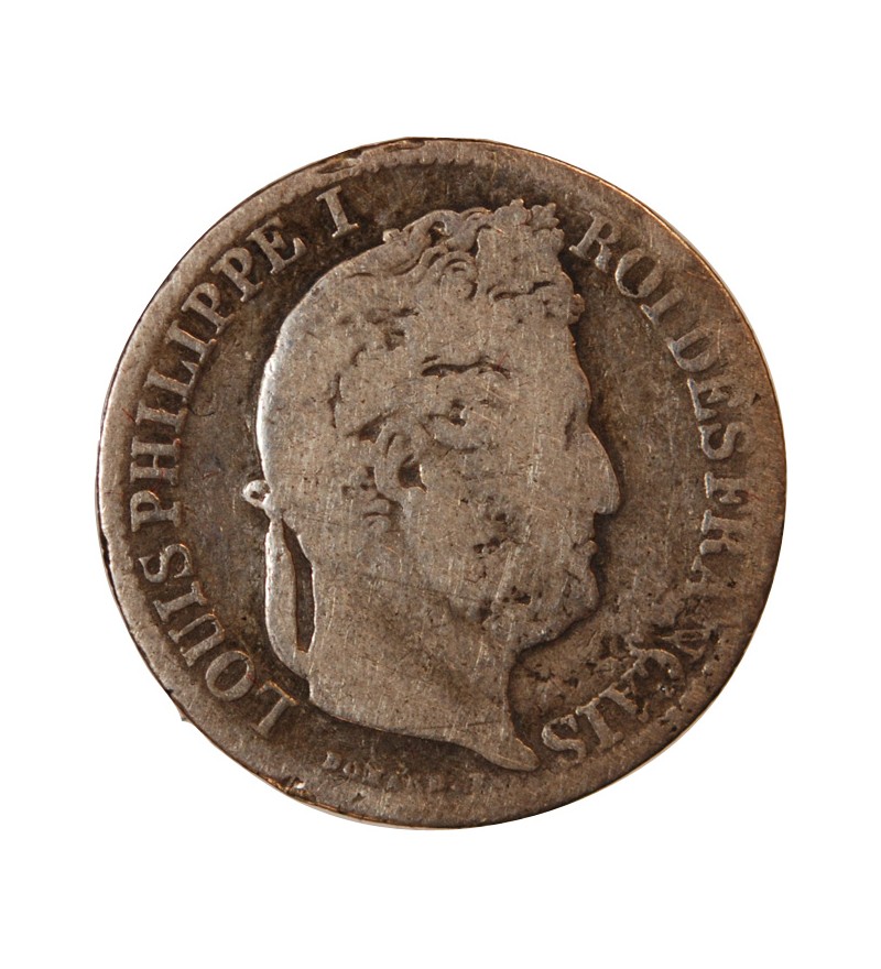 LOUIS-PHILIPPE﻿ Ier - 1/2 FRANC ARGENT 1833 D LYON - RARE