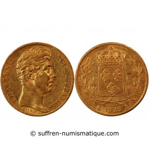 CHARLES X - 20 FRANCS OR 1828 A PARIS "4,5 Feuilles"﻿