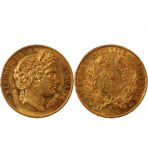 CERES ﻿- 20 FRANCS OR 1850 A PARIS﻿ 2