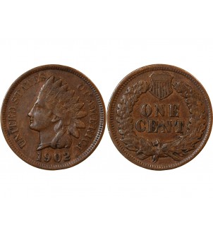 USA - 1 CENT "Indian Head" 1902 2
