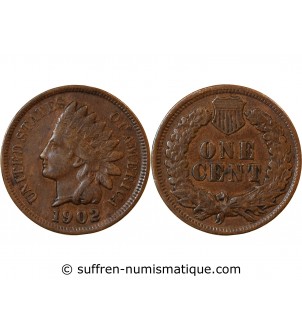 USA - 1 CENT "Indian Head" 1902