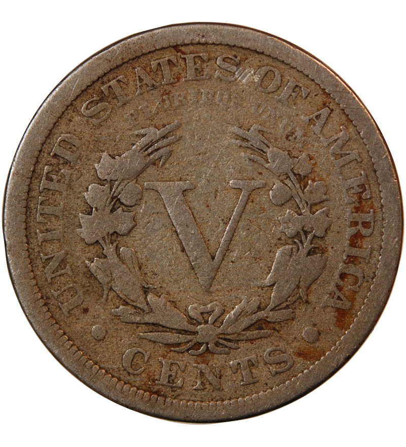 USA - 5 CENTS "Liberty Nickel" 1890